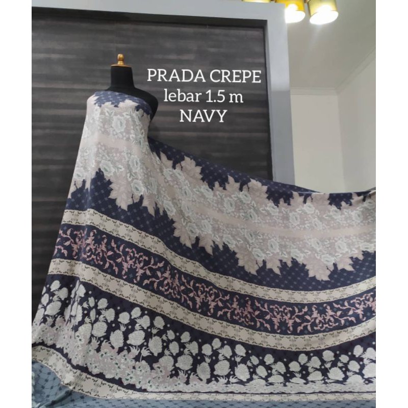 Bahan prada crepe