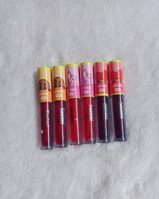 Liptint sasimi BT21 k-pop