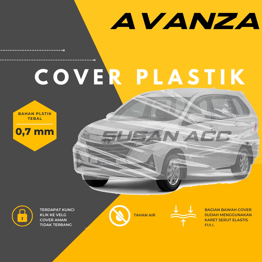 Body Cover Mobil Transparan avanza Sarung Mobil avanza waterproof/plastik bening avanza/avanza lama/avanza veloz/grand avanza/avanza barong/all new avanza/new avanza/avanza 2021/avanza 2022/xenia/xenia lama/new xenia/xenia 2022/xenia 2021/xpander/calya