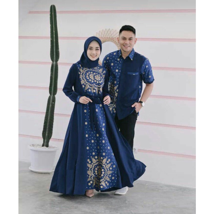 dress setelan suami istri gamis couple baju couple pasangan gaun pesta muslimah batik couple modern baju pesta wanita muslim gamis couple pasangan dewasa