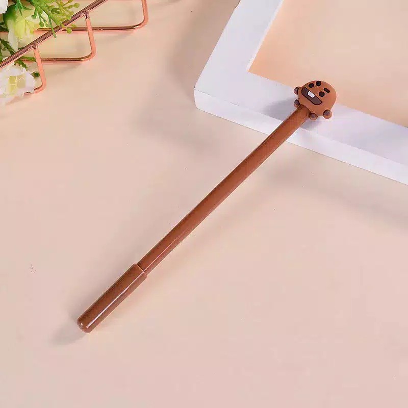 [Premium Store] Pulpen BT21 / Pulpen Karakter BTS / Pena Army Bts / Koleksi Bts / Pena Bt21 / Pulpen Cair Gel Unik Karakter-SHOOKY