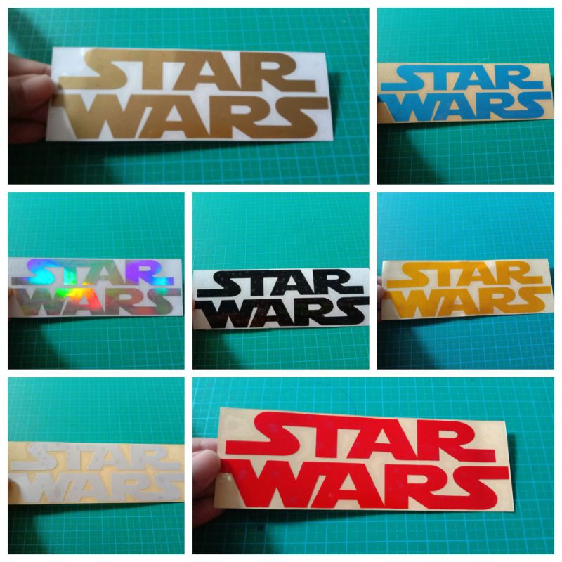 

sticker cutting starwars