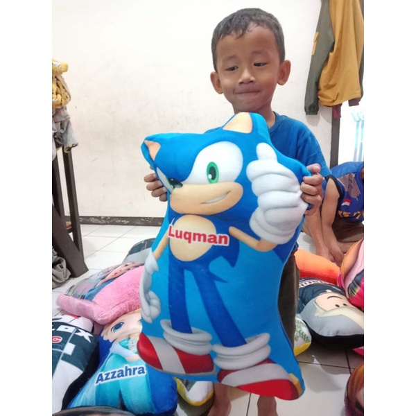 RB22 Boneka Karakter Sonic Bantal Sonic Boneka Sonic Mainan Sonic