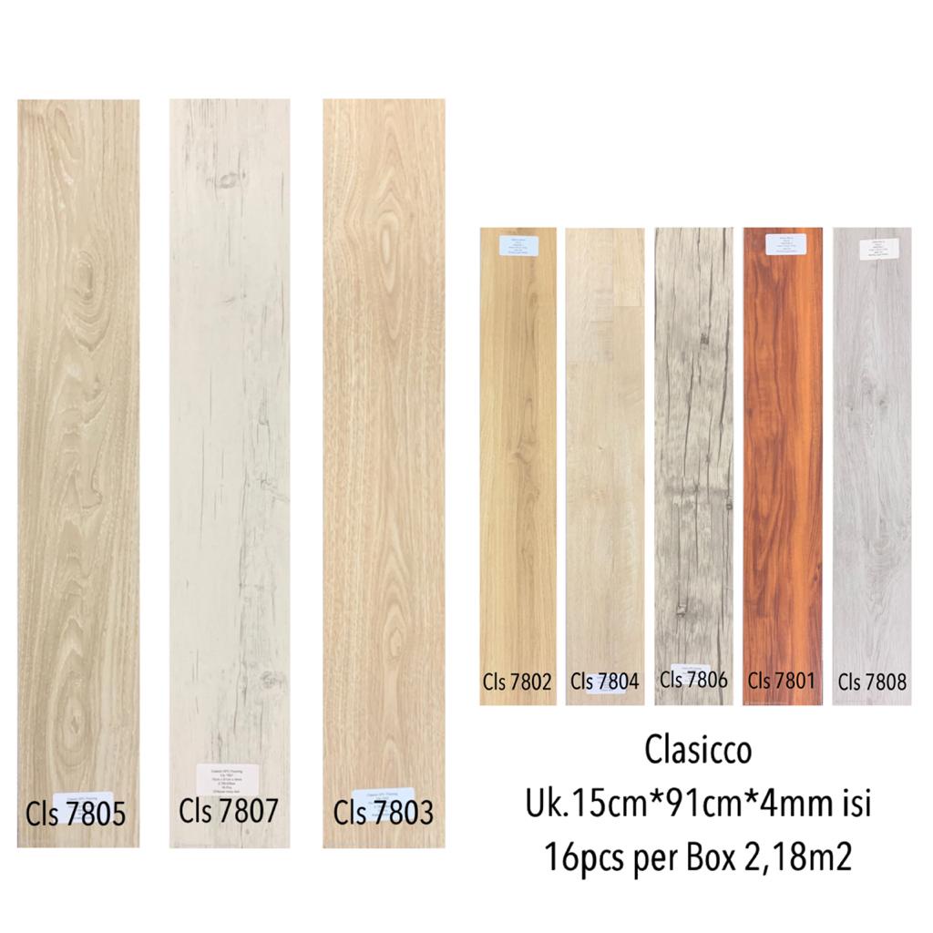 SPC Flooring Classico tebal 4mm Harga Distributor