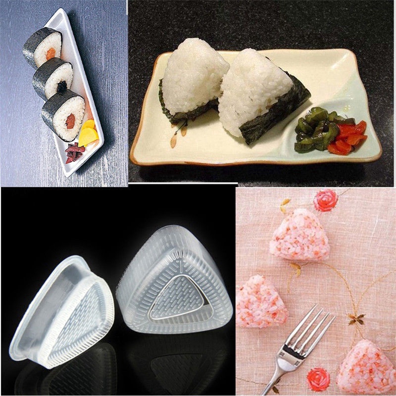 [DEASTORE] 1 PCS ONIGIRI CETAKAN SUSHI / CETAKAN BENTO BENTUK SEGITIGA / CETAKAN NASI SUSHI ONIGIRI SEGITIGA