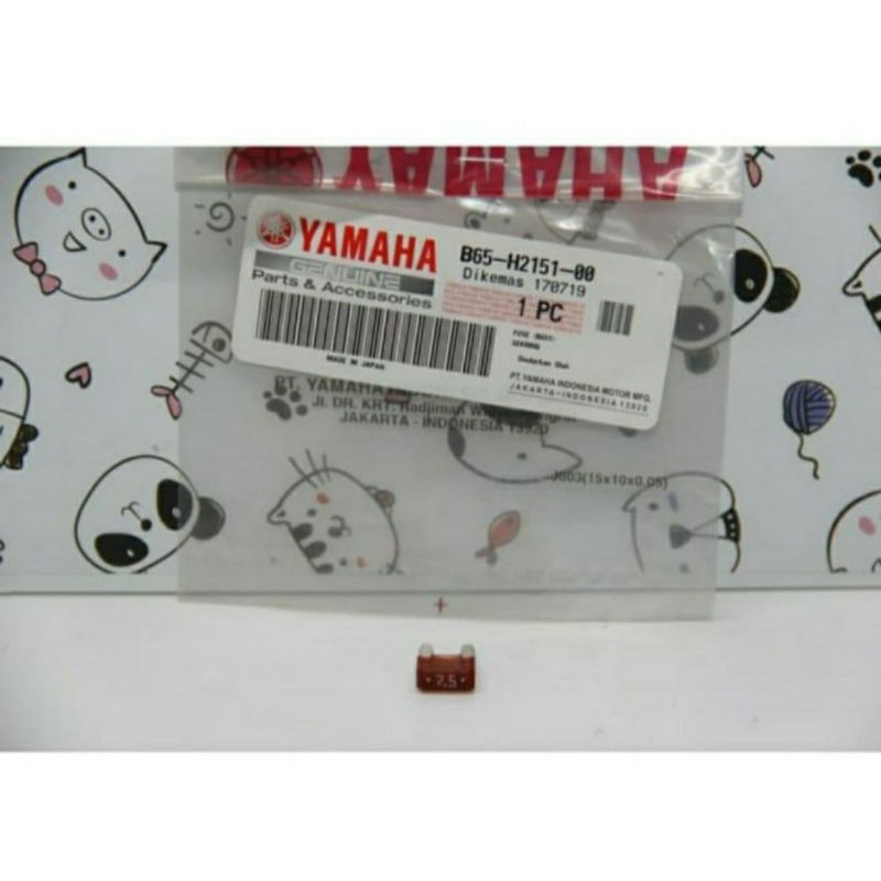 FUSE SEKRING 7.5A AEROX ASLI ORI YAMAHA B65 H2151 00