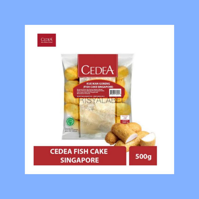 

500gr Fish Cake ala Singapore Cedea / Kue Ikan | Frozen Food | TRISYALABEL