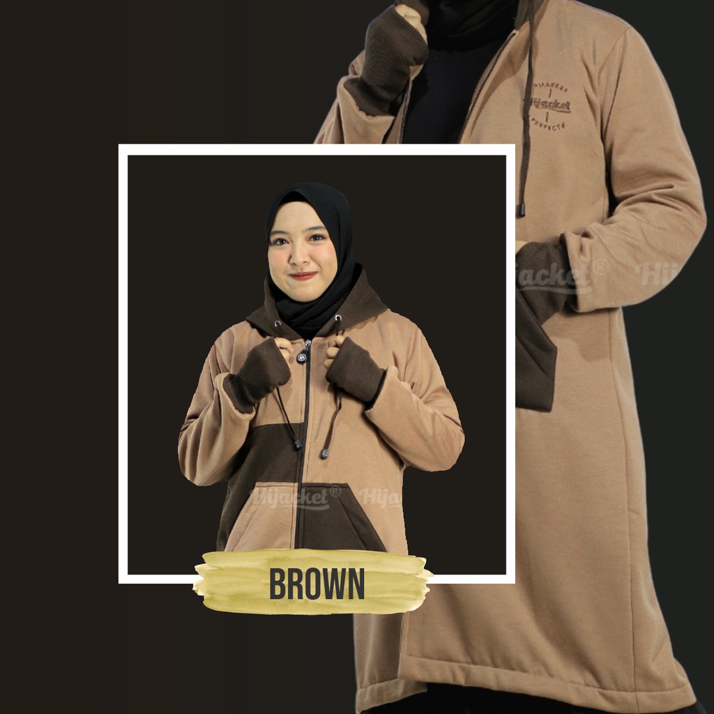 🆕 Hijacket® Adelia Jaket Hoodie Wanita 100% Original + Gratis Totebag-1
