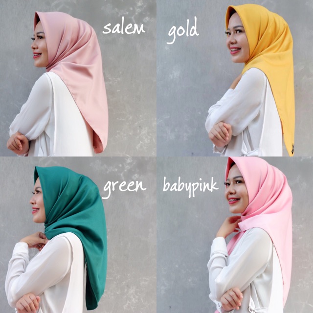 Segiempat Satin Velvet