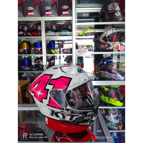 Helm Full Face KYT NZ RACE ESPARGARO REPLICA 2021