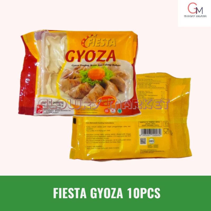 

FIESTA GYOZA 180g (10pcs) gyoza olahan ayam dan udang