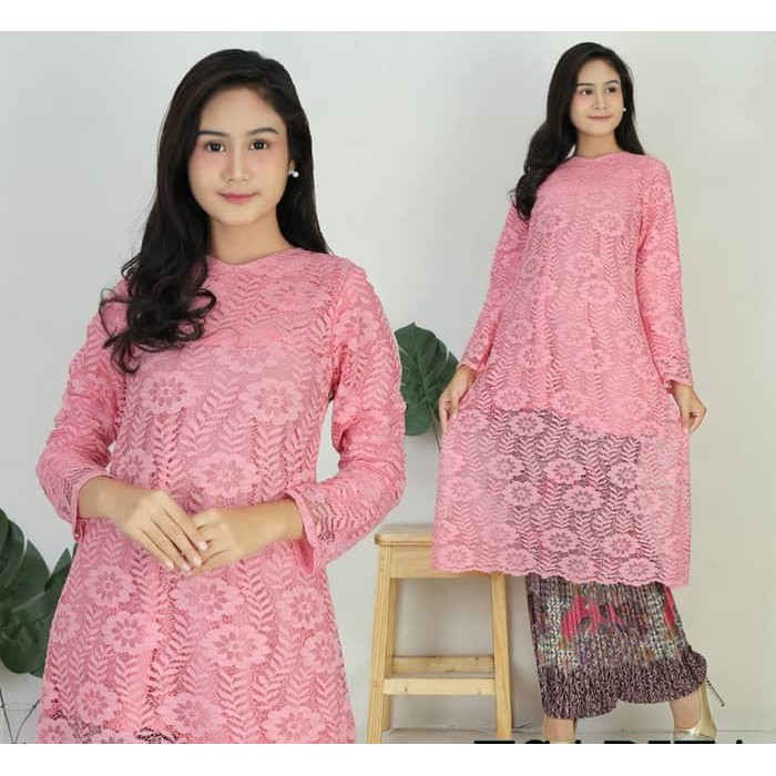 Atasan Kebaya Modern Brukat , Atasan Kebaya Pesta Pink dan Lainya..