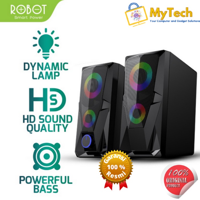 SPEAKER ROBOT RS200 AKTIF STEREO GAMING RS 200