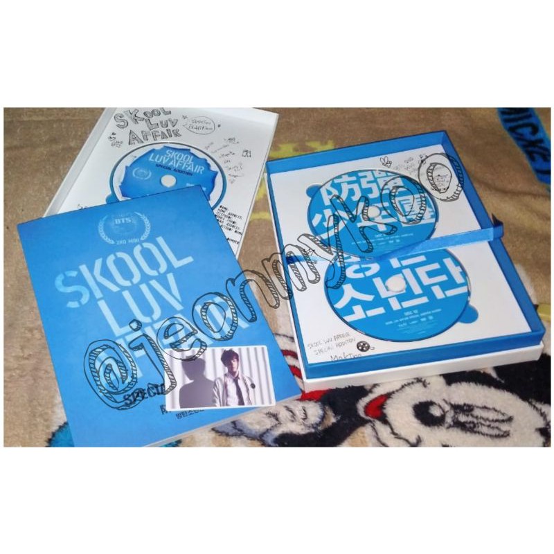 [Readystock] BTS Skool Luv Affair Album Only Photocard SLA SA Seokjin & Photocard Postcard album BE