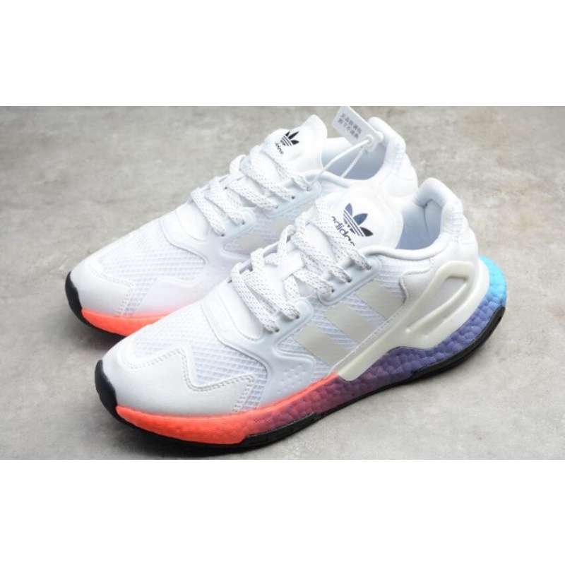 adidas multicolor high top sneakers