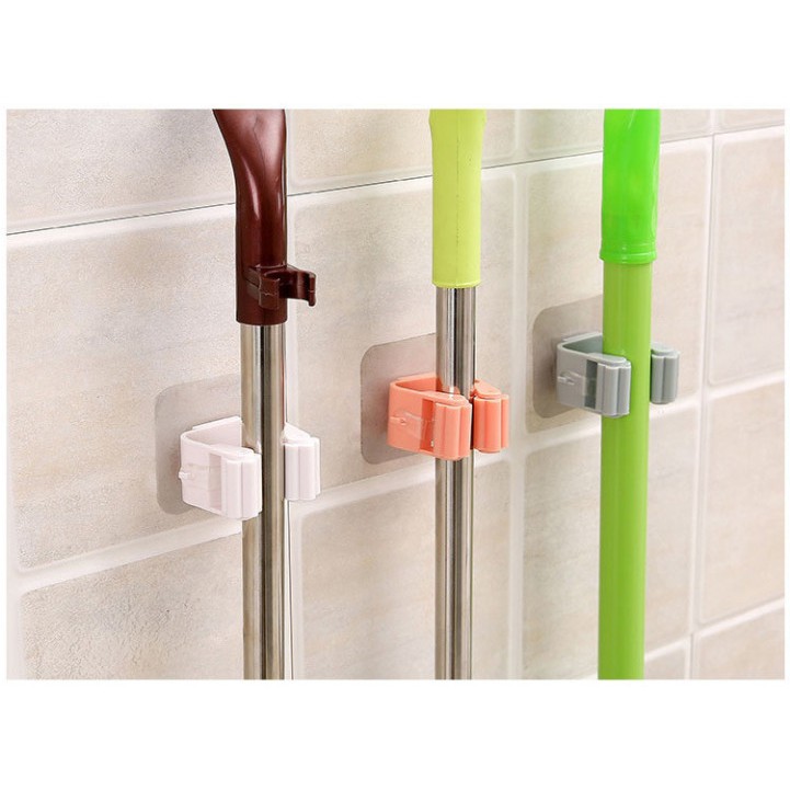 Gantungan Klip Pengait Gagang Sapu Pel Mop Clip Holder 1pcs