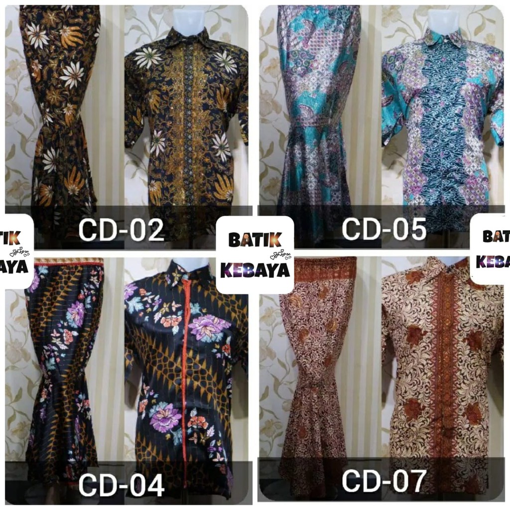 ROK DUYUNG BATIK DAN KEMEJA BATIK - SET COUPLE BATIK - BATIK MODERN - ROK MERMAID BATIK -KEMEJA PRIA