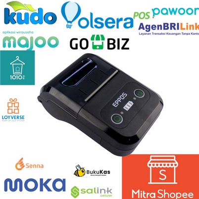 Mini Printer Bluetooth EPPOS EPX588 RPP02 Resi Shopee