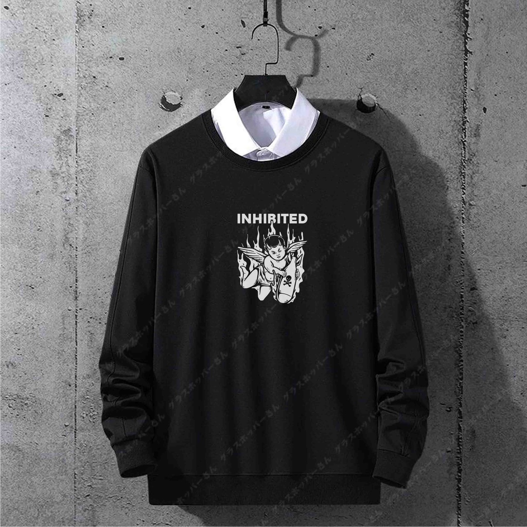 D'Cuanin crewneck gambar . suiter . switer . sweater laki . switer cowok . hoodie . switer . jaket pria distro jepang . jaket switer hoodie . sweater hoodie pria distro original . jaket hoodie pria . suiter . switer polos . hoodie pria distro jepang style-Inhibited