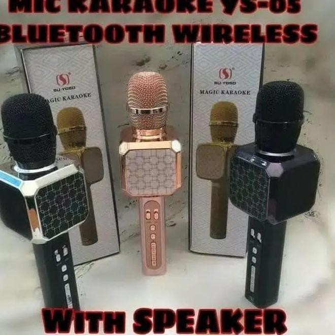 Lagi Tren.. Mic bluetooth ys05 original 100% mic smule ori/ mic bluetooth ys 05/ mic portable/ mic s