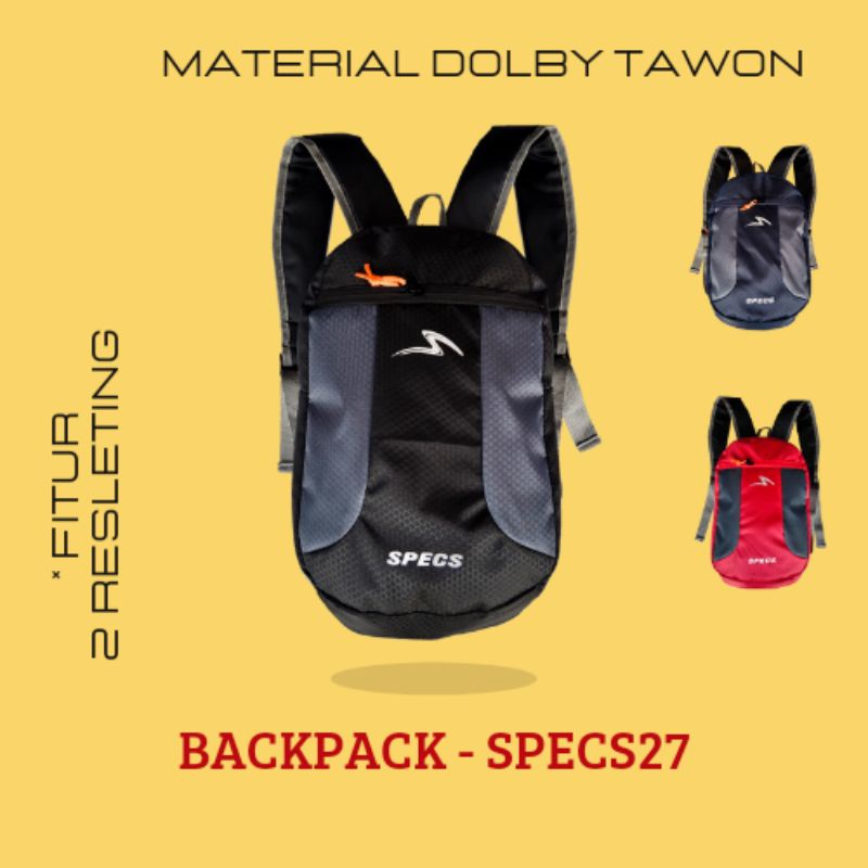 TAS RANSEL WATERPROF PRIA WANITA  MURAH RANSEL ANAK SPECS