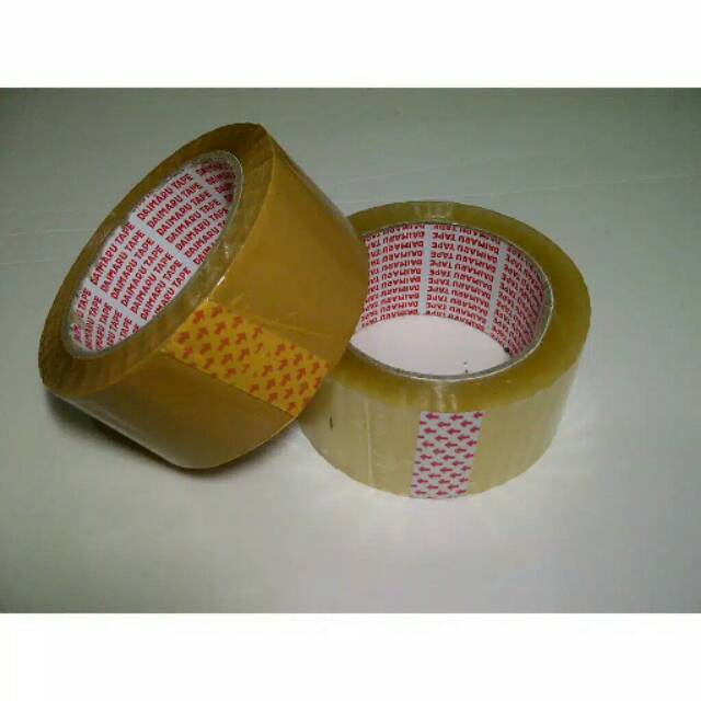 

Eceran Lakban OPP Bening & Coklat Merk Daimaru (Super Quality)