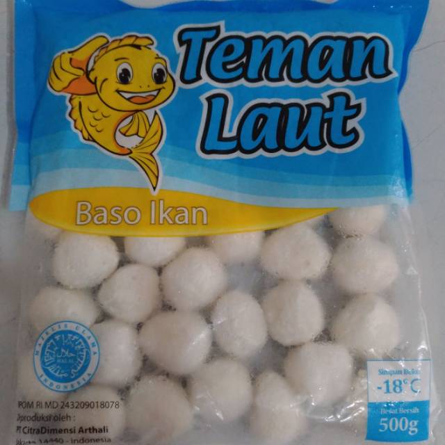 

Bakso Ikan ateman Laut 500gr