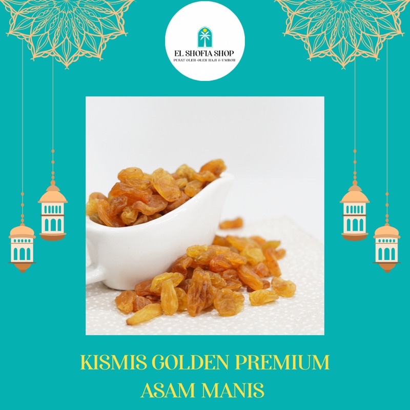 Kismis Golden Premium Asam Manis | Kismis Haji Umroh