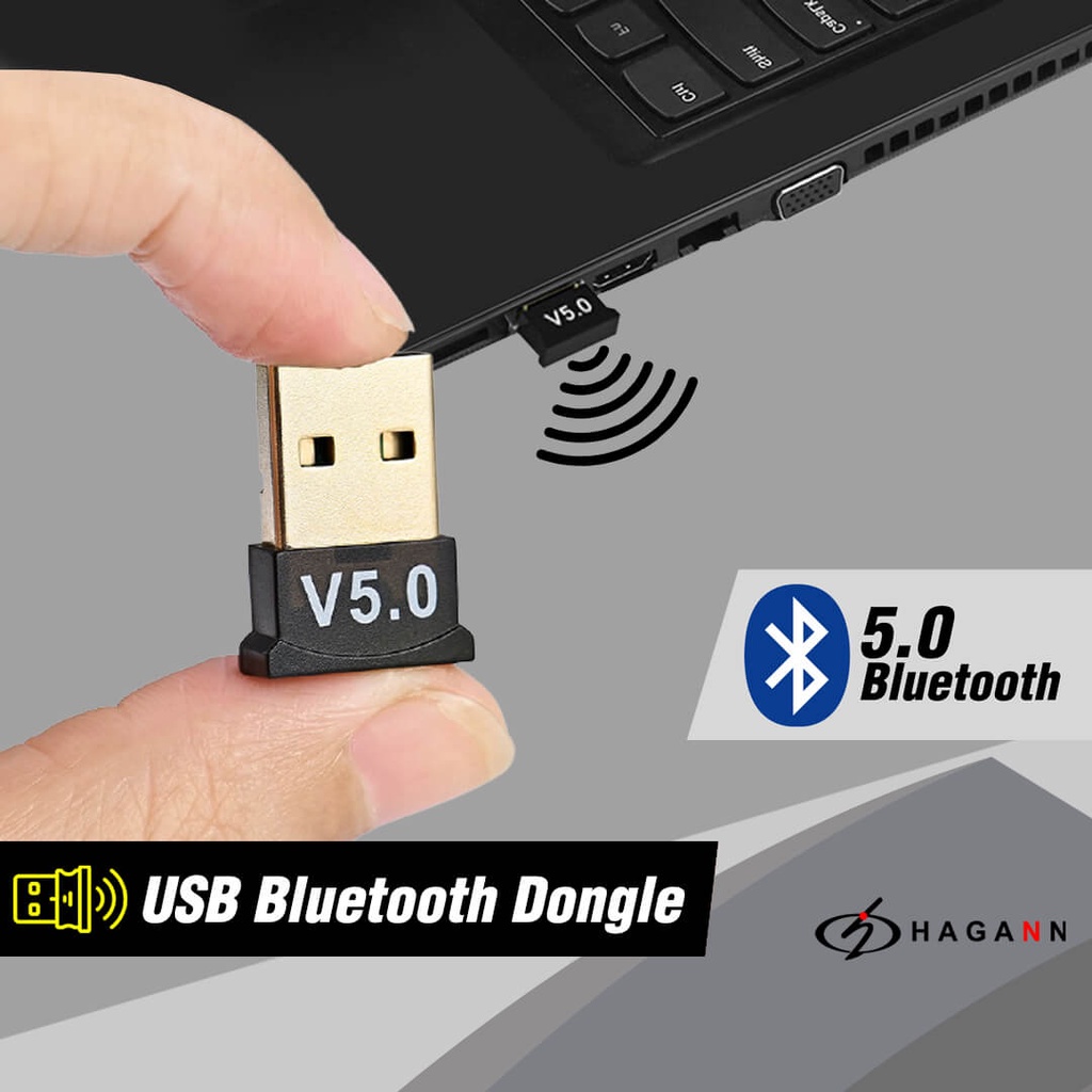 USB Bluetooth 5.0 Dongle Mini Receiver Transmitter Adapter PC Laptop Komputer Blutut USB Wireless