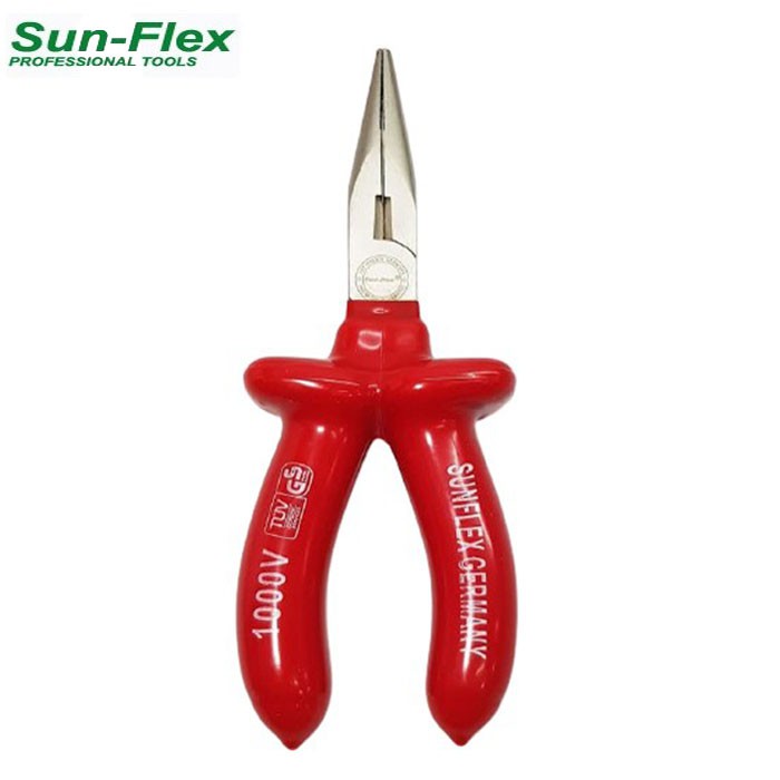 Sunflex Tang Lancip 6 Inch Listrik 1000V Sun-flex Long Nose Plier