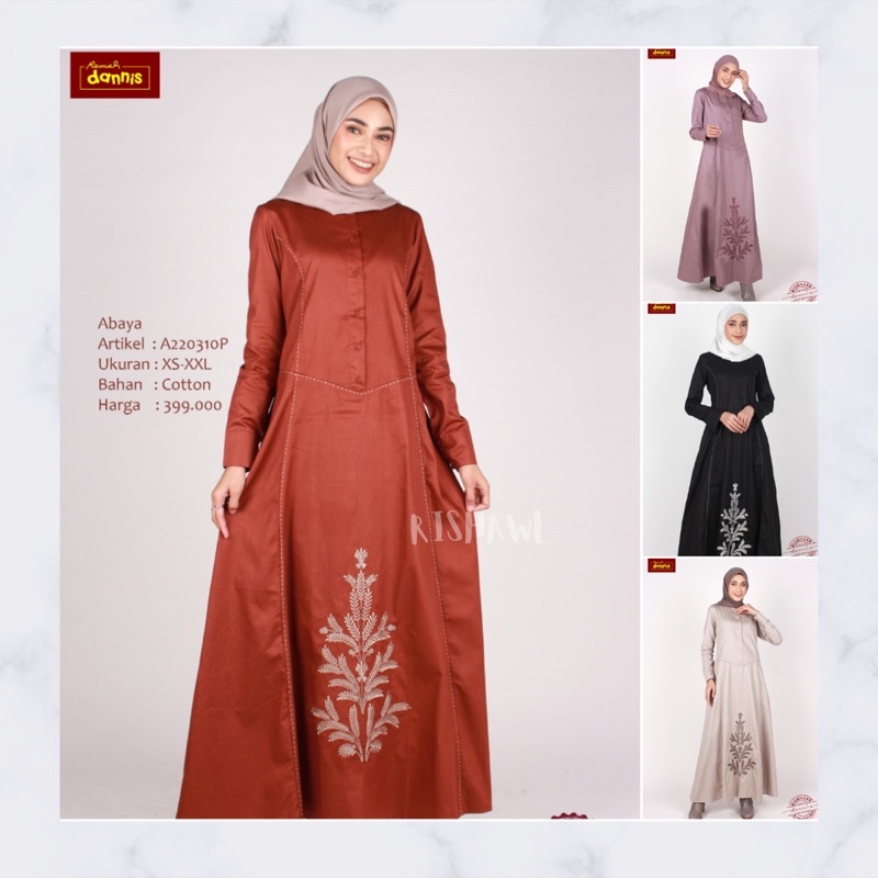 Abaya Reguler A220310 by Dannis
