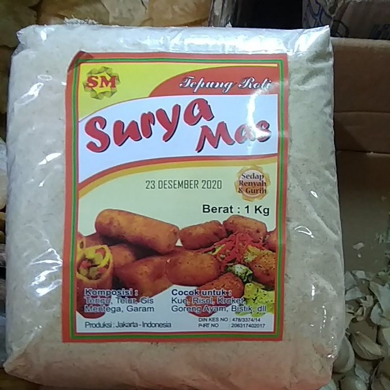 

Tepung Roti Surya Mas 1kg