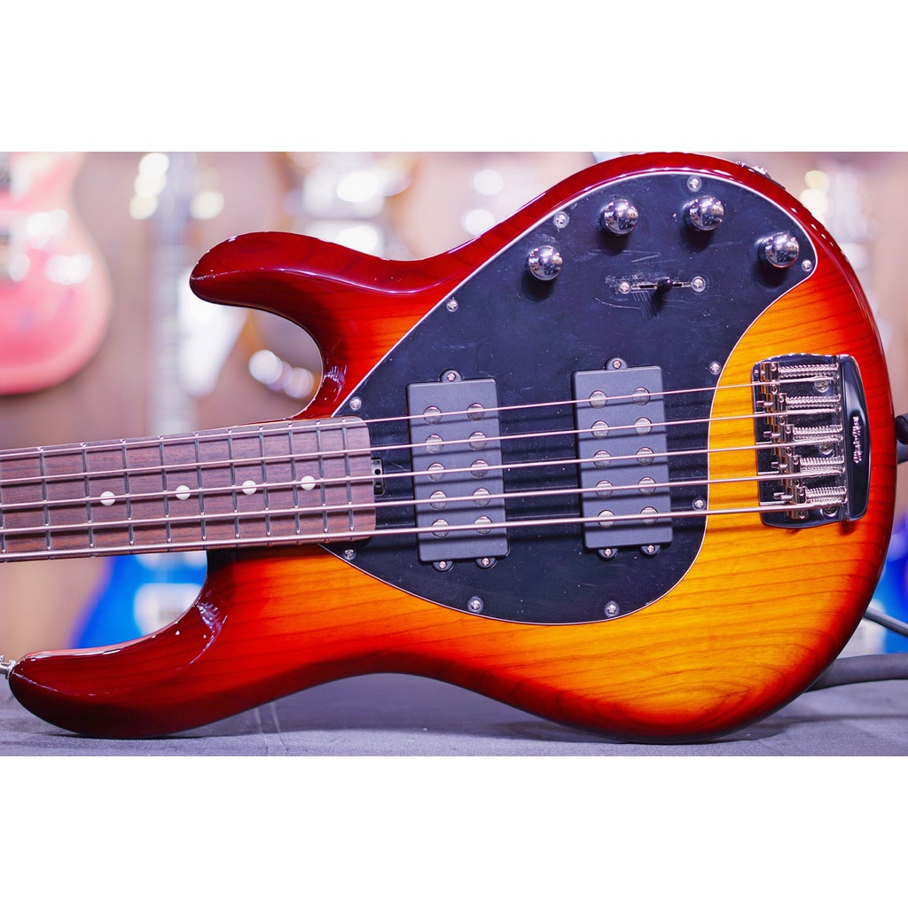 Ernie Ball Music Man StingRay 5 Special HH Bass Guitar - Burnt Amber with Maple Fingerboard F83624