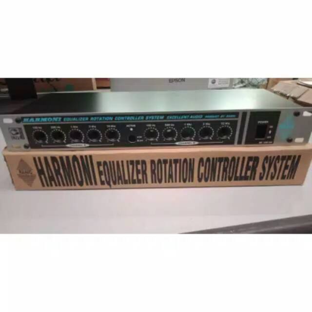 Box equalizer stereo 10 Channel potensio putar