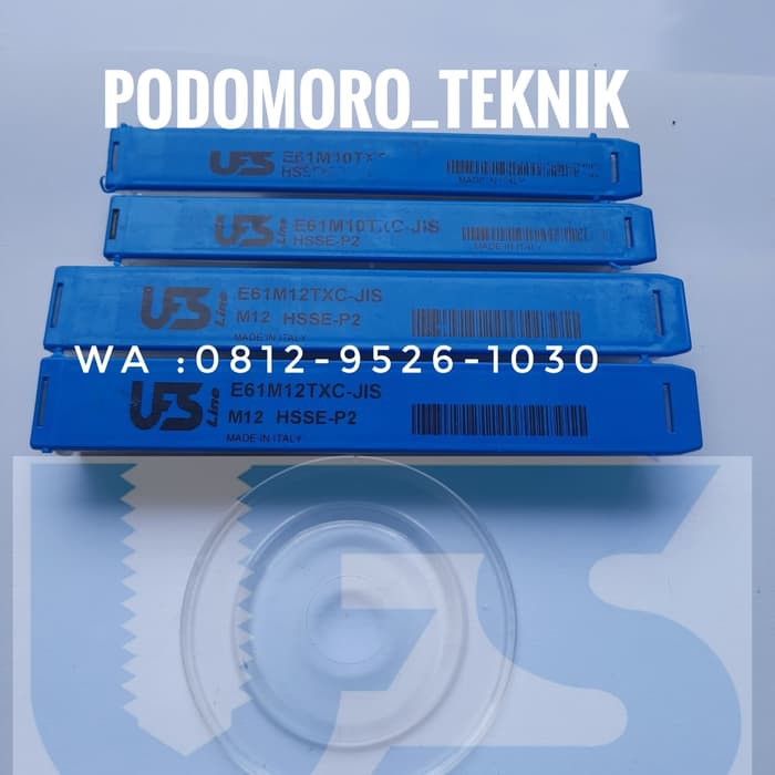 [READY] Tap Mesin Spiral M12*1.75 Machine Tap Spiral M12 Merk Ufs Italy TERBATAS