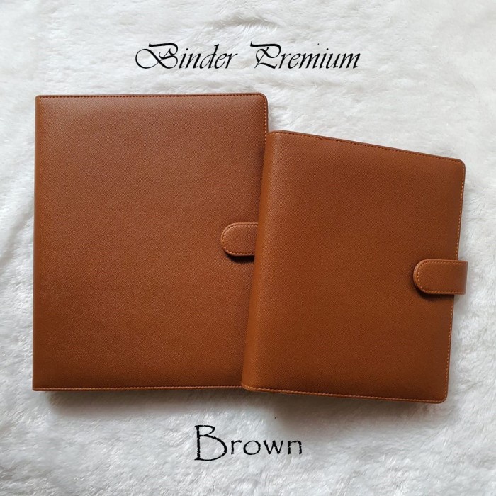 

Unik Binder Polos Premium Brown A5 Dan B5 Murah