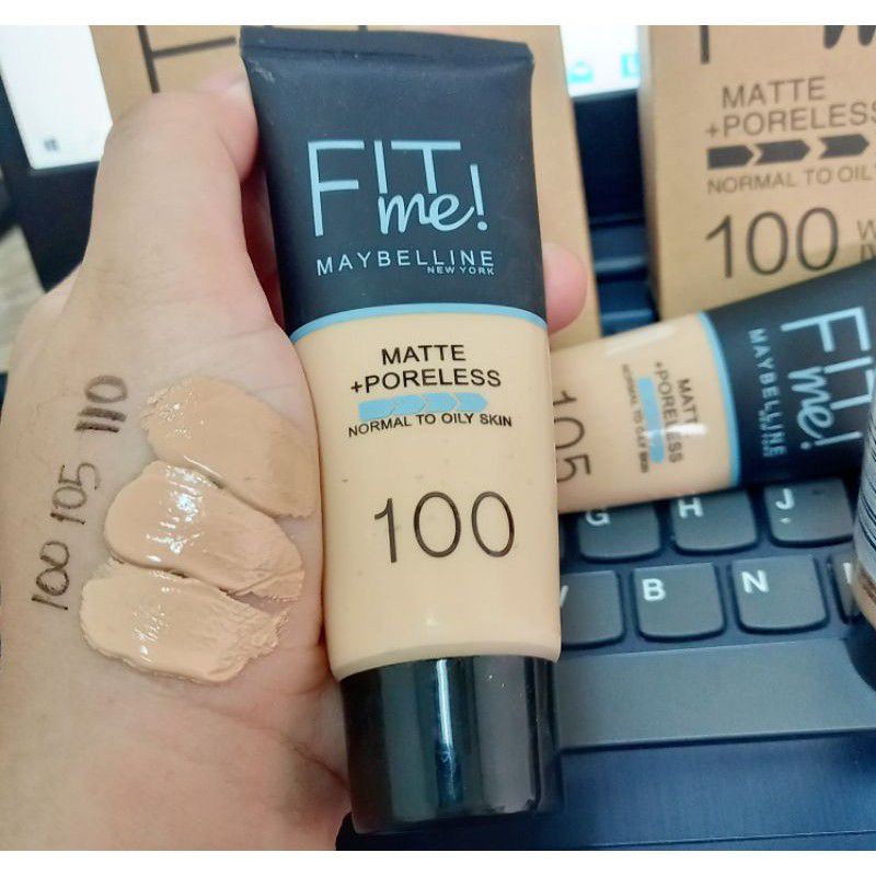 FOUNDATION FIT ME MAYBELLINE MATTE+PORELESS