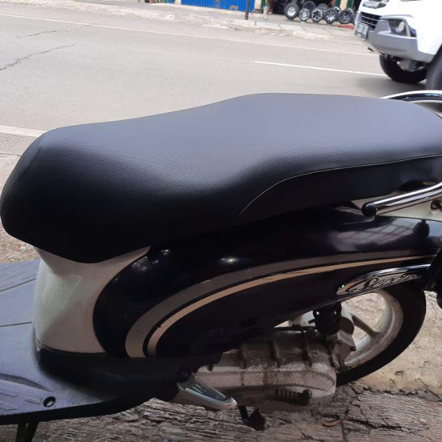 Jok motor honda scoopy 2022 bahan kulit mbtech original-jok scoopy 2022