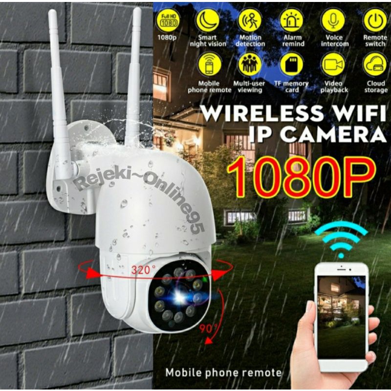 IP SPEED DOME V380 PRO 8MP CCTV WIFI 360 DERAJAT PTZ WIRELESS