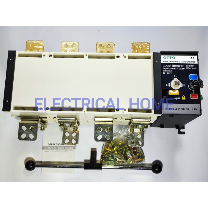 Auto Transfer Switch ATS 4P 800A/Motorized Ohm Saklar 800A