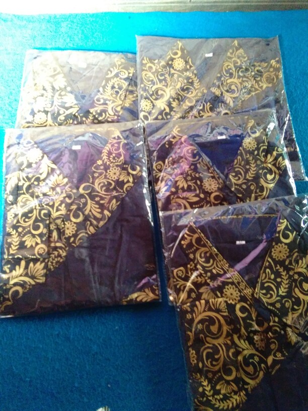 Kemeja Batik Kombinasi Pria Lengan Pendek Termurah & Terlaris Size M,l,xl,xxl ( Original ) #1