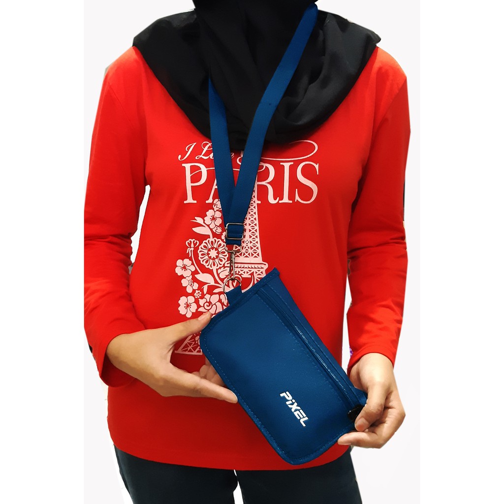 6.6 Shopee Belanja Gratis!! Sako Wallet PRIA WANITA ORIGINAL S202 tas dompet kartu gantung kalung MULTIFUNGSI kualitas PREMIUM