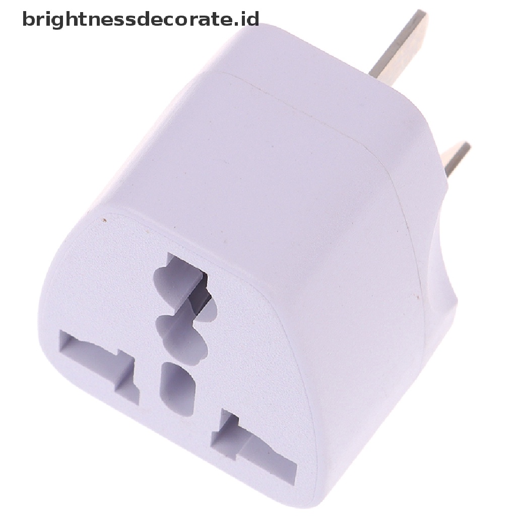 Adapter Power Plug Usa Euro Asia Ke Au Australia 3 Pin Universal Untuk Travel