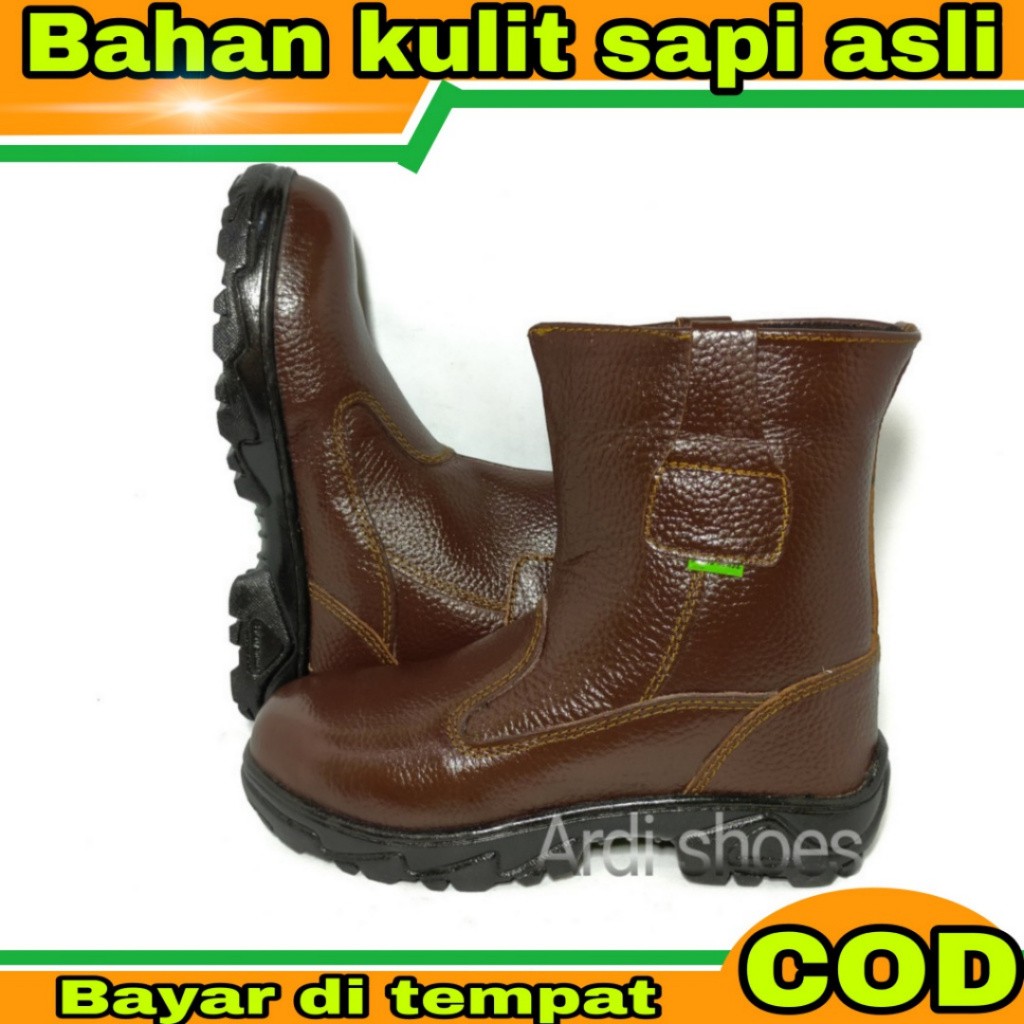 Sepatu Sefty Pria Boots Proyek Ujung Besi Baja Sepatu Septy Cowok Lapangan sefti Stand Horse 807