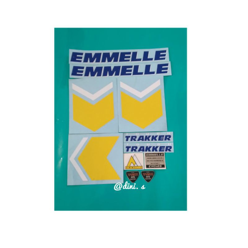 

Cutting Stiker Emmelle Trakker