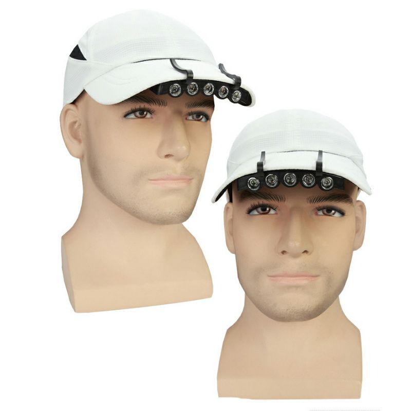 Senter Klip Topi LED Clip Headlamp