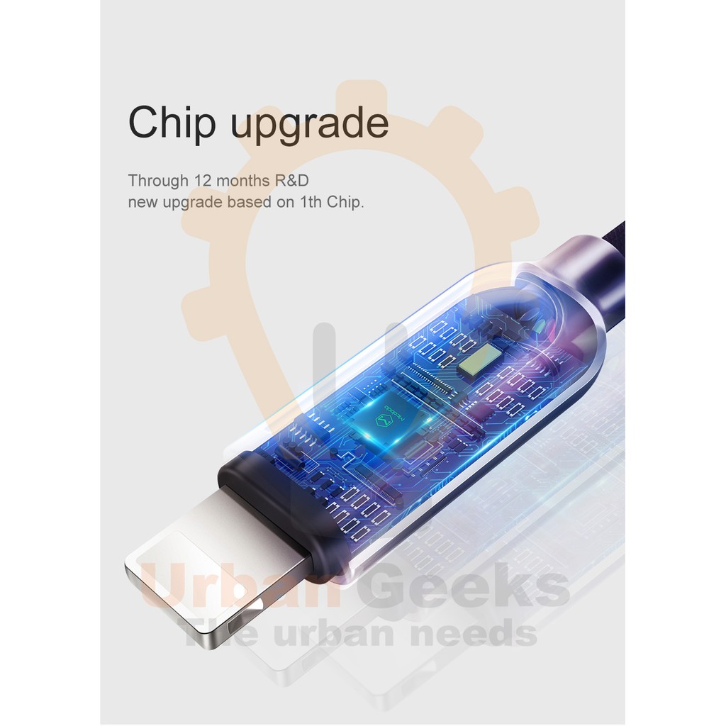 Mcdodo Auto Disconnect Lightning Data Cable iPhone gen 3 Model CA-526 Kabel IOS