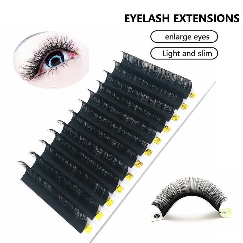 Kaikki Penanaman tunggal okulasi baris pada bulu mata dorong tangan bunga okulasi bulu mata palsu