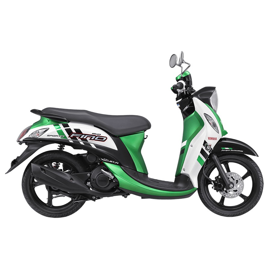 Jual Stiker Striping Motor Yamaha Fino Sporty FI 2014 Putih Hijau Indonesia Shopee Indonesia