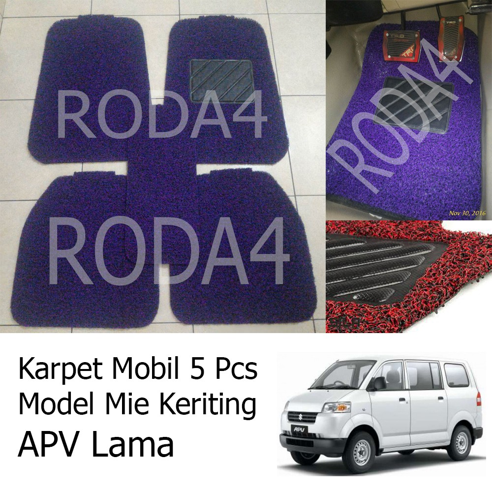 Karpet Mobil / Car Carpet / Floor Mats Universal Model Mie Keriting APV Lama